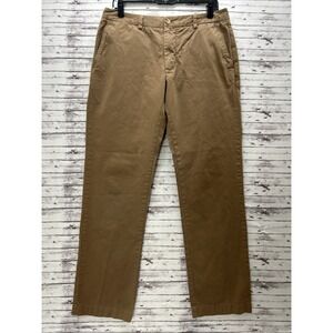 Vineyard Vines Pants Mens 32x32 Brown Slim Fit Breaker Pants Straight Khaki